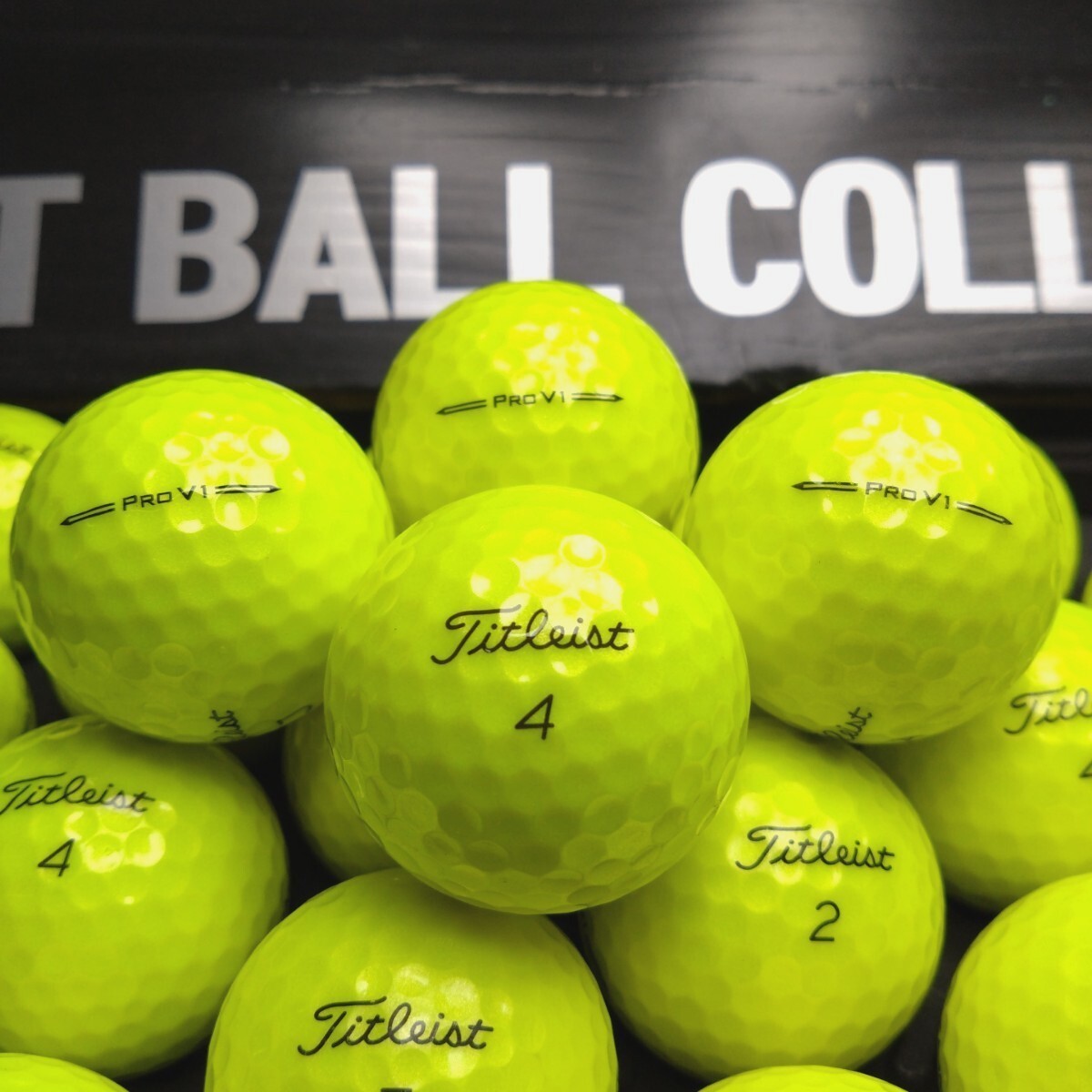 No.58【ロストボール・ タイトリスト Titleist・ PRO V1 イエロー No.58【ロストボール・ タイトリスト Titleist・ PRO V1 イエロー