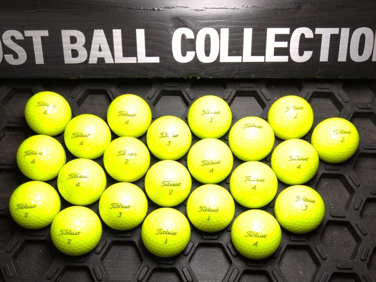 No.58【ロストボール・ タイトリスト Titleist・ PRO V1 イエロー