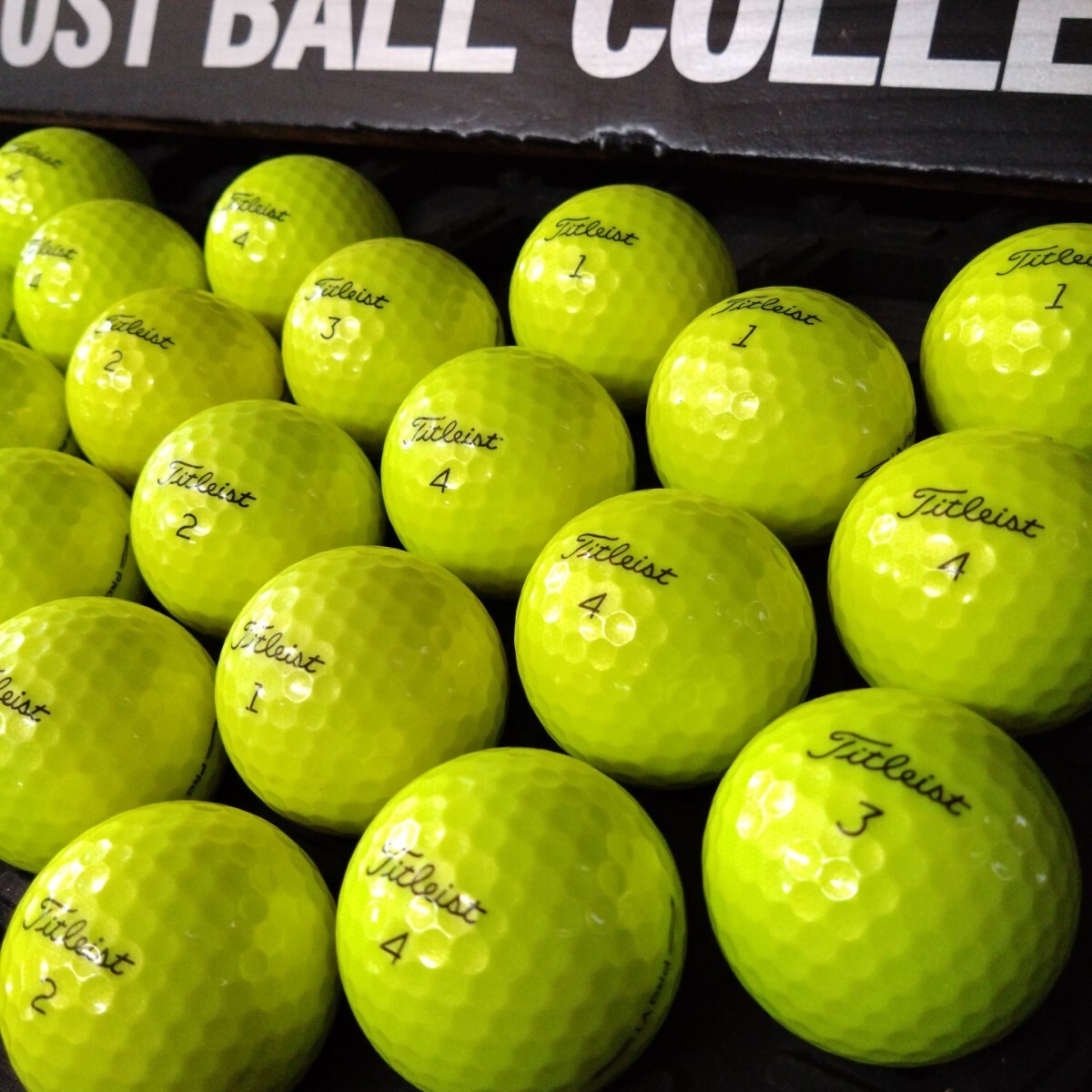 No.58【ロストボール・ タイトリスト Titleist・ PRO V1 イエロー