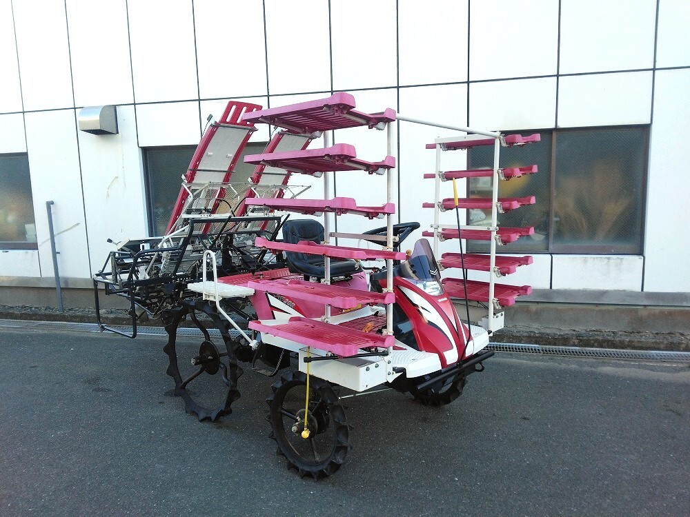 【H-2859】中古品 Yanmar / ヤンマー 乗用野菜移植機 PW20R 241時間 2条植 12.9馬力 キャベツ【引き取り限定・静岡県浜松市】_1