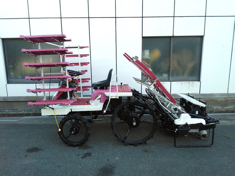 【H-2859】中古品 Yanmar / ヤンマー 乗用野菜移植機 PW20R 241時間 2条植 12.9馬力 キャベツ【引き取り限定・静岡県浜松市】_4