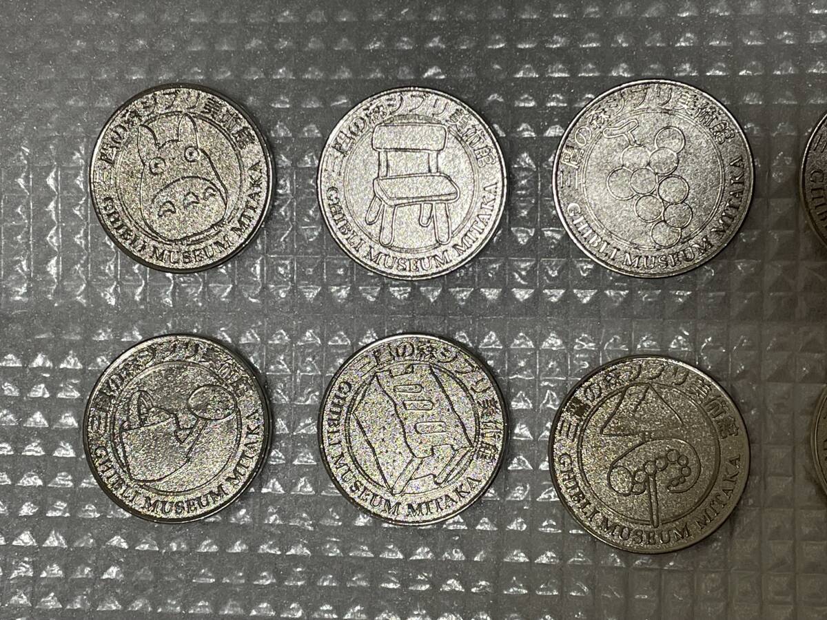 三鷹の森ジブリ美術館オープン記念コイン 宮崎駿オリジナルデザイン 全11種類＋キーホルダー7個 非売品 トトロ_2