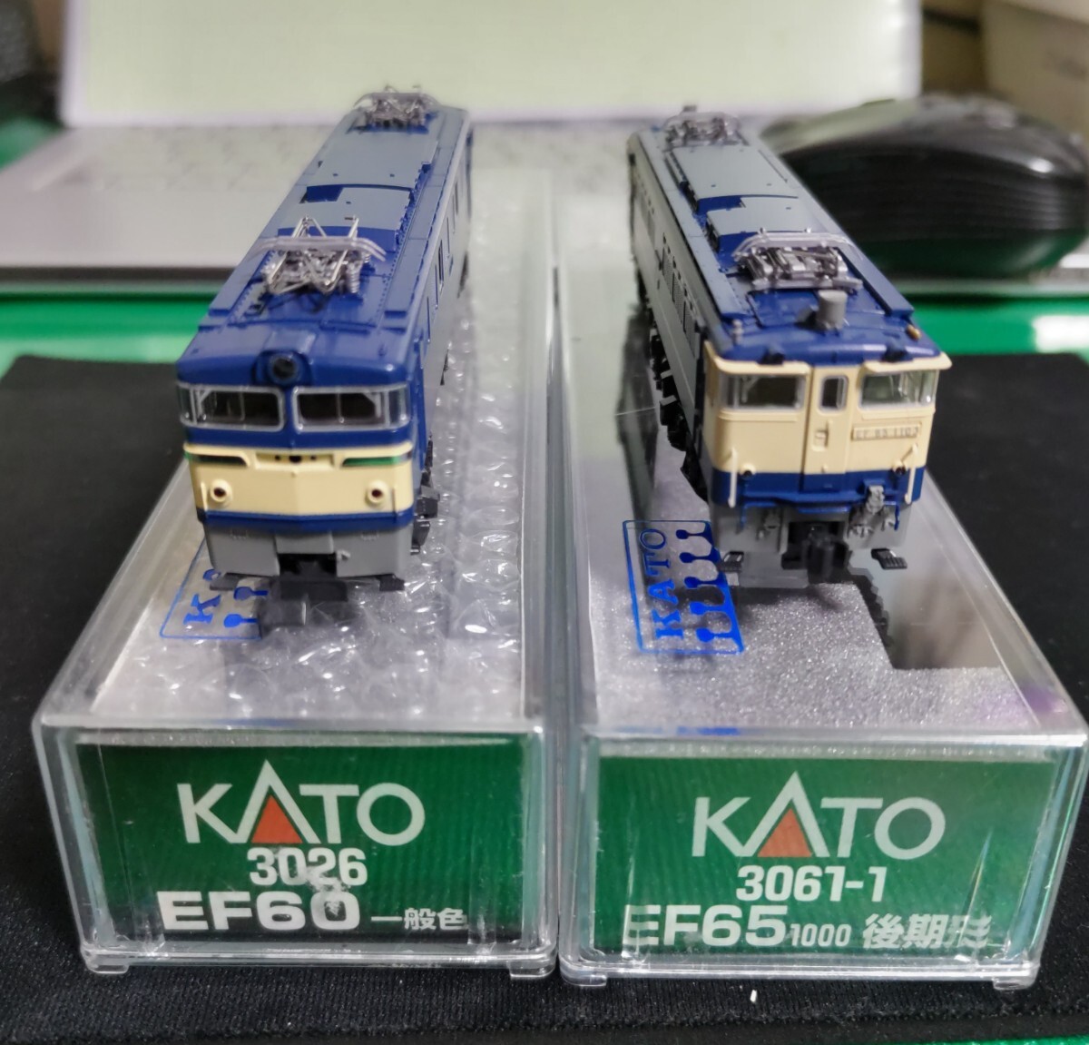 【未使用・新品！】 KATO 3061-1 EF65 後期形 ブルートレイン牽引機　KATO 3026 EF60 一般色 セット！