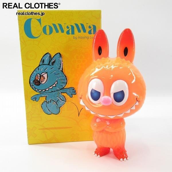 COWAWA by kasing lung x how2work hk labubu/ラブブ ソフビ オレンジ