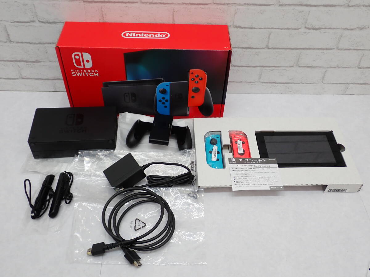 54【1円～】ニンテンドースイッチ Nintendo Switch 本体 バッテリー