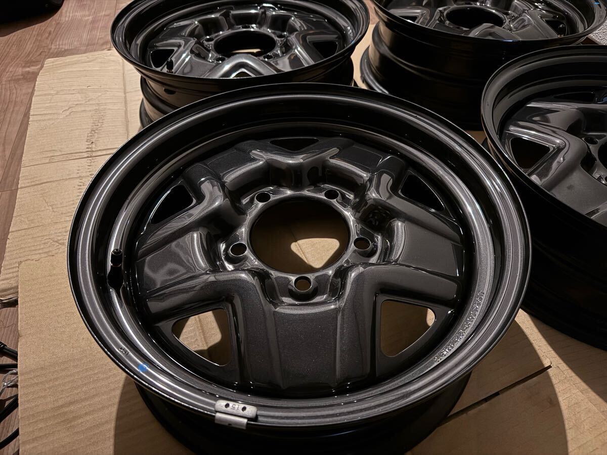 純正鉄ホイール ジムニー 新車外し JB64 16インチ 5.5J ＋22 5穴 PCD139.7
