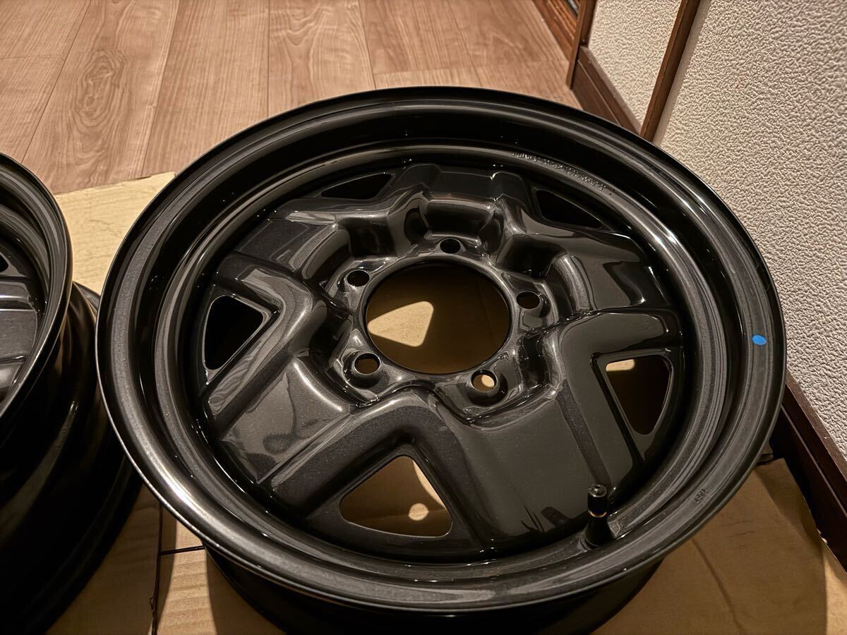 純正鉄ホイール ジムニー 新車外し JB64 16インチ 5.5J ＋22 5穴 PCD139.7