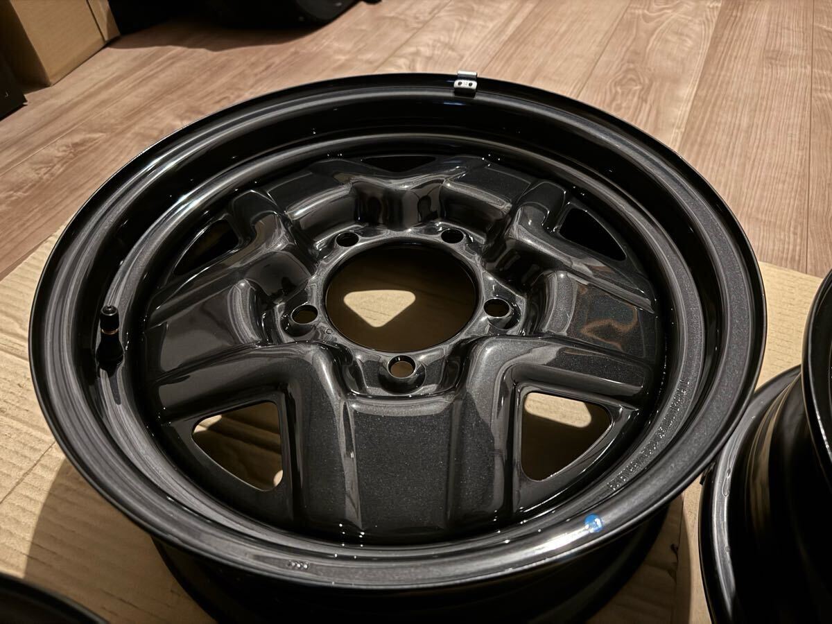 純正鉄ホイール ジムニー 新車外し JB64 16インチ 5.5J ＋22 5穴 PCD139.7