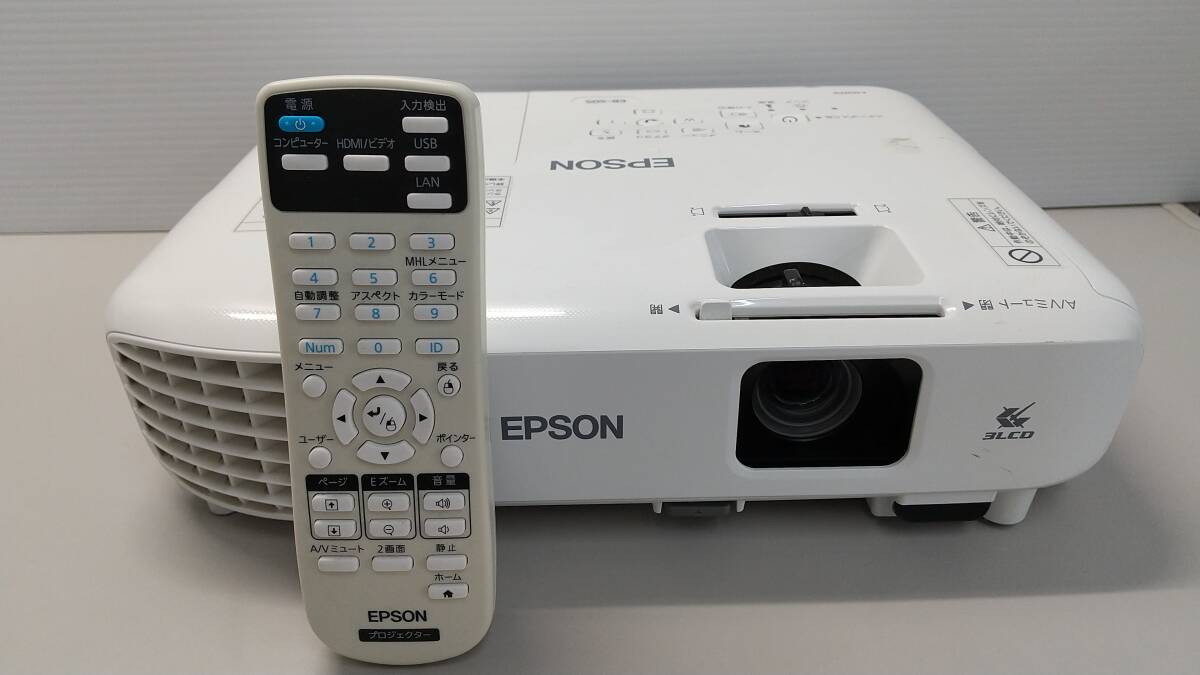 a☆《ジャンク》 EB-S05 エプソン/EPSON プロジェクター本体とリモコンのみ