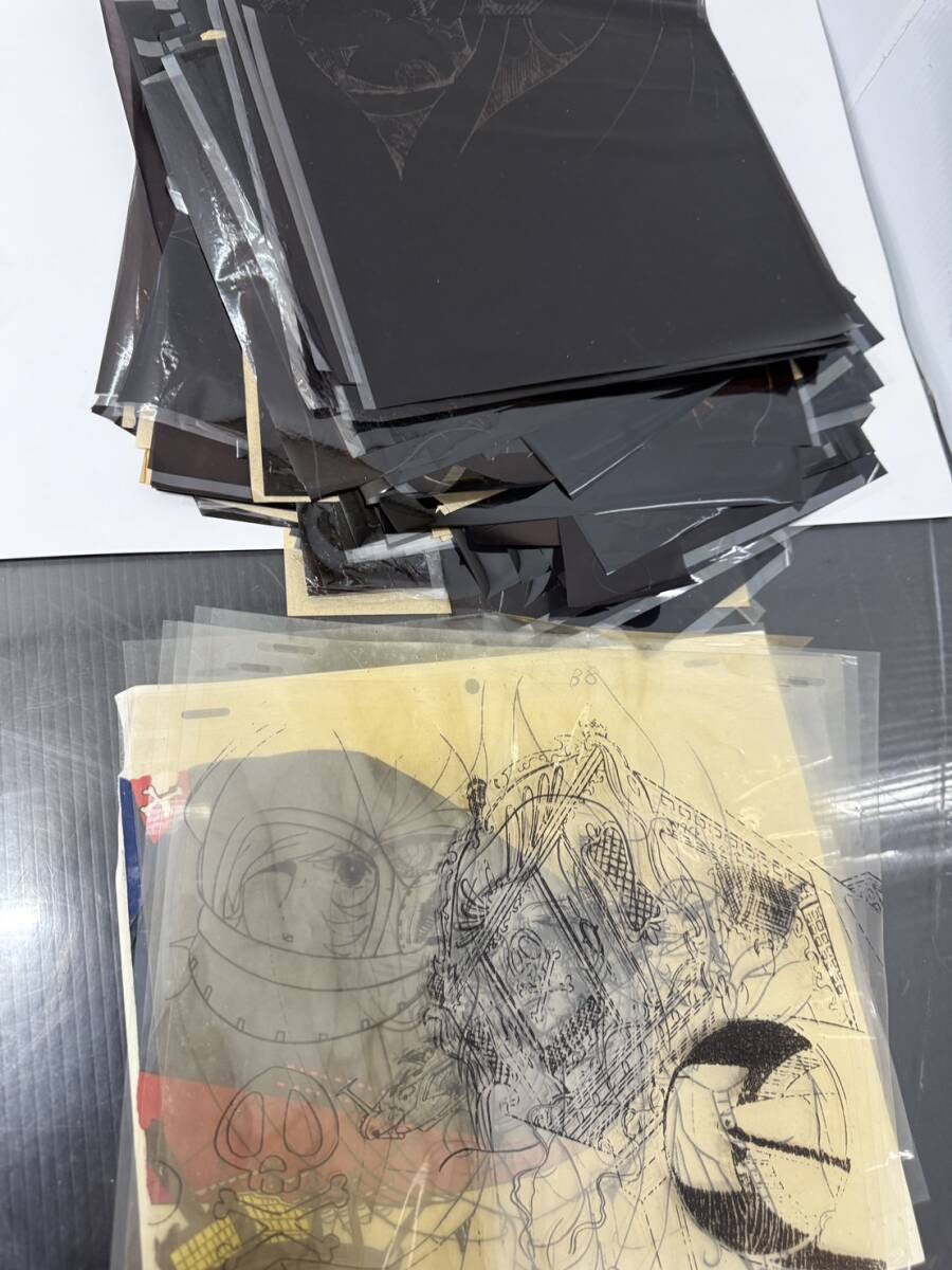 宇宙海賊キャプテンハーロック セル画 カーボン紙？ まとめ売り 現状品