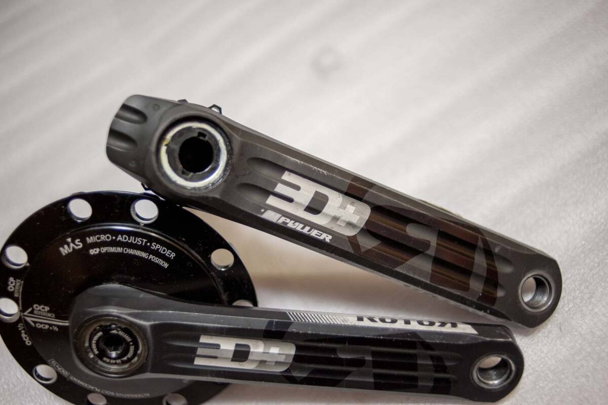 ROTOR INPOWER 3D+ 5アーム パワーメーター クランク175mm ROTOR POWER
