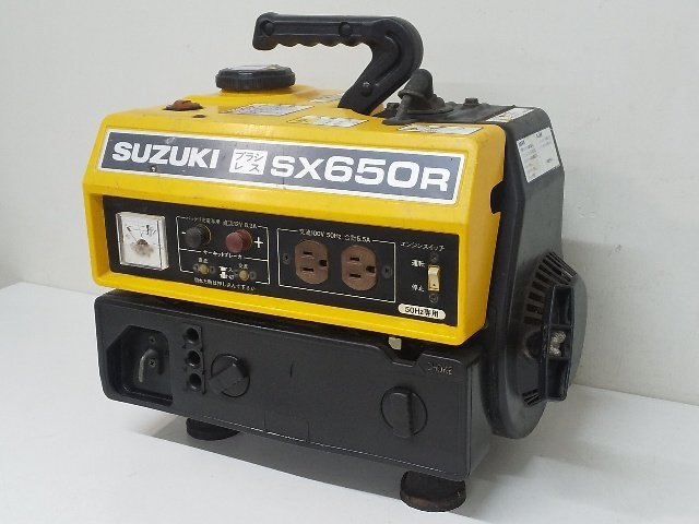1円スタート！) SUZUKI スズキ 発電機 SX650R (50Hz) 動作良好 B8445