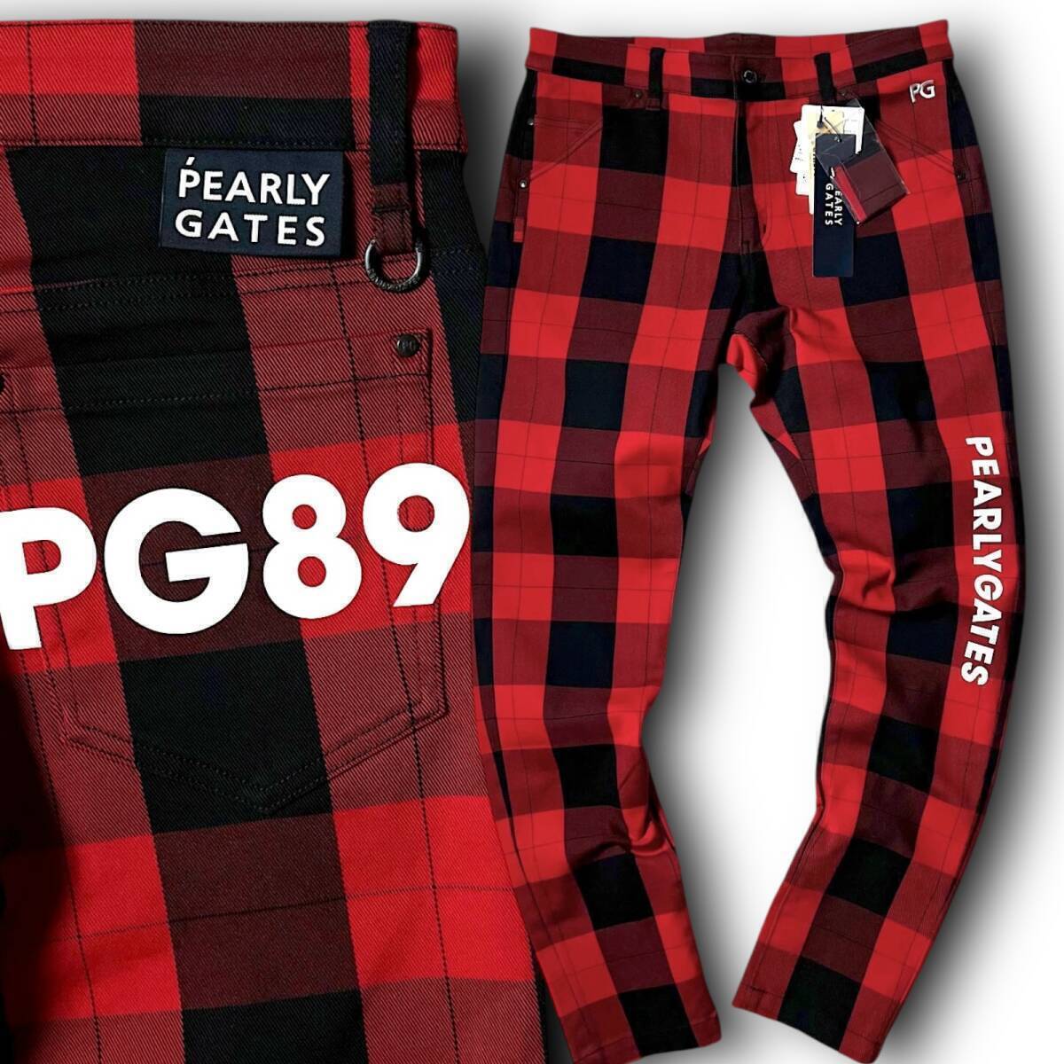 パーリーゲイツメンズ3点 ◇新品 PEARLY GATES パーリーゲイツ 定3万 コットン混 パワフル