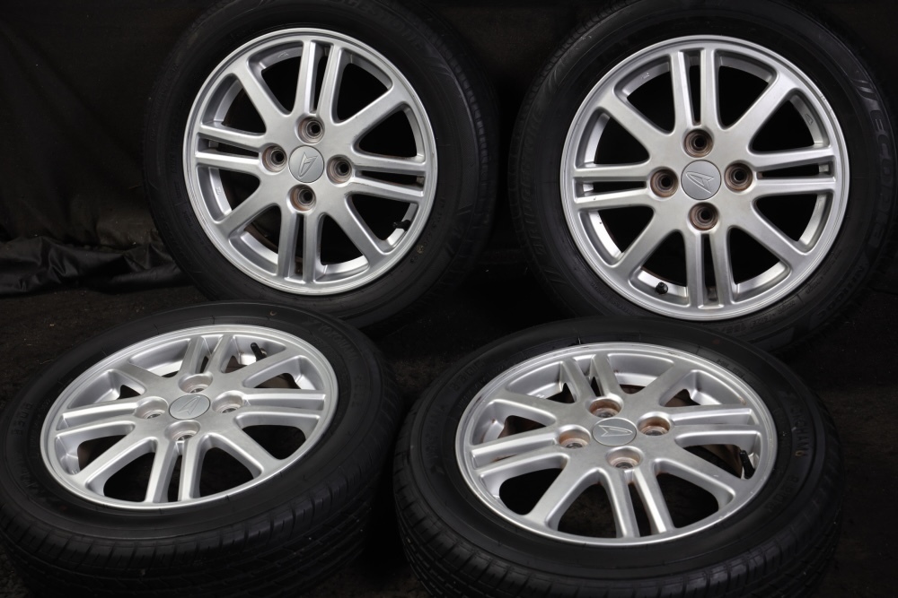 ☆バリ山 155/65R14 ダイハツ純正アルミ 国産YOKOHAMA 2022年製