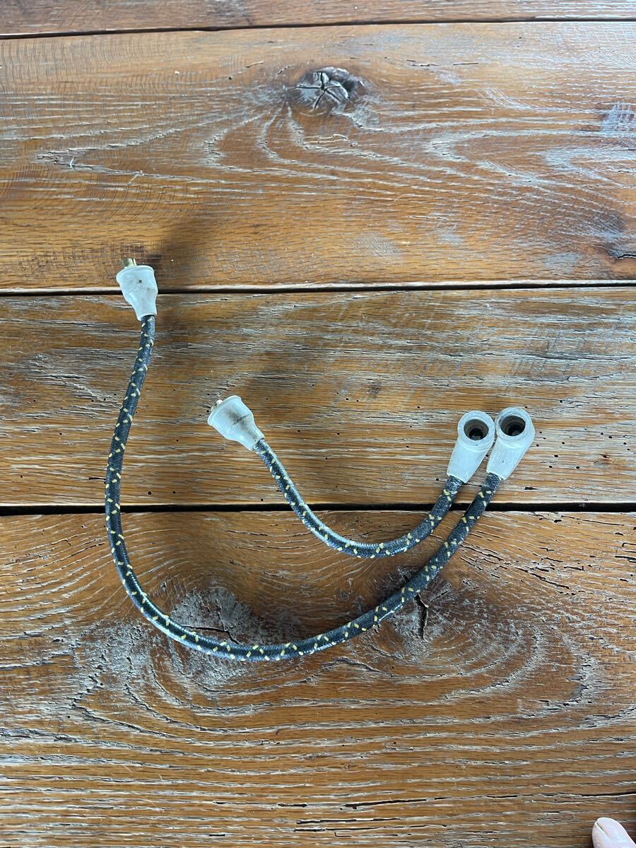 ★売り切り！ビンテージプラグコード　サバイバー　サイドバルブ　ナックル　パン　ショベル　チョッパー　bates wassell vintage★_5