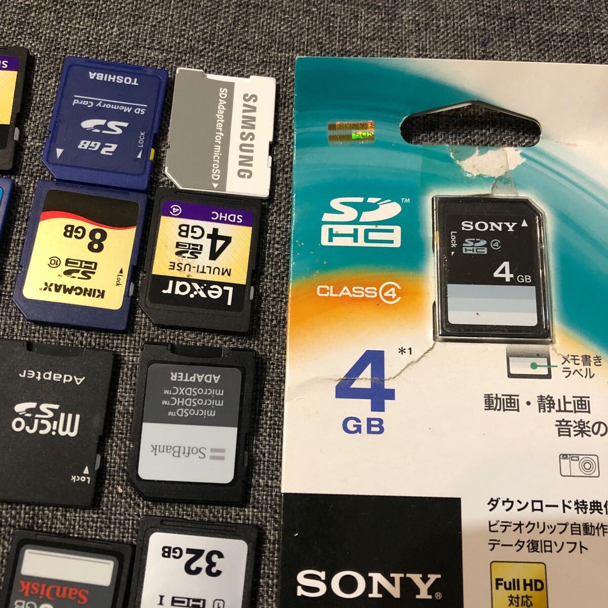 1円スタート no.4 SDカード SanDisk Panasonic Transcend SONY TOSHIBA