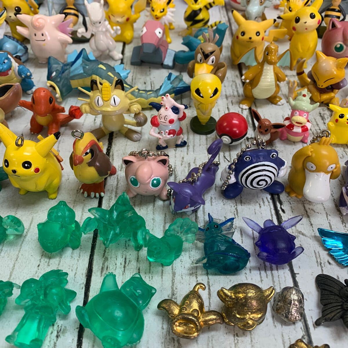 中古品】ポケットモンスター 初期 指人形 ミニフィギュア キーホルダー 