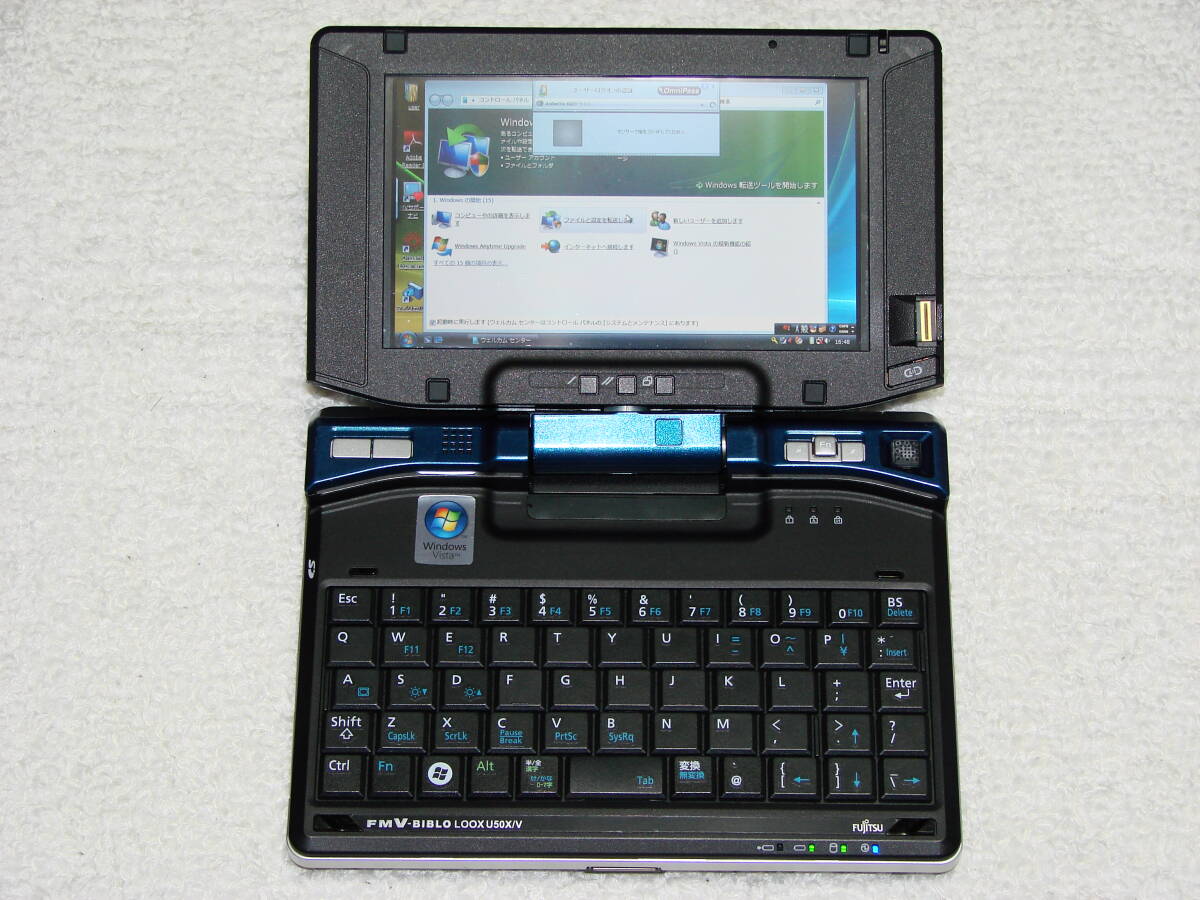 FUJITSU FM-V BIBLO LOOX U50X/V Windows Vista 中古品！_2