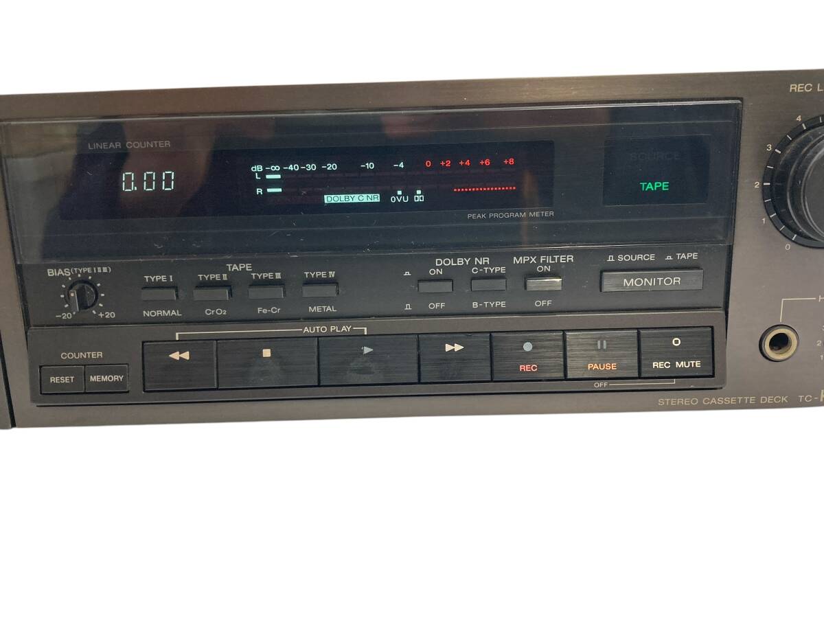 オーディオ機器 C SONY TC-K555ES カセットデッキ ソニー 3121878