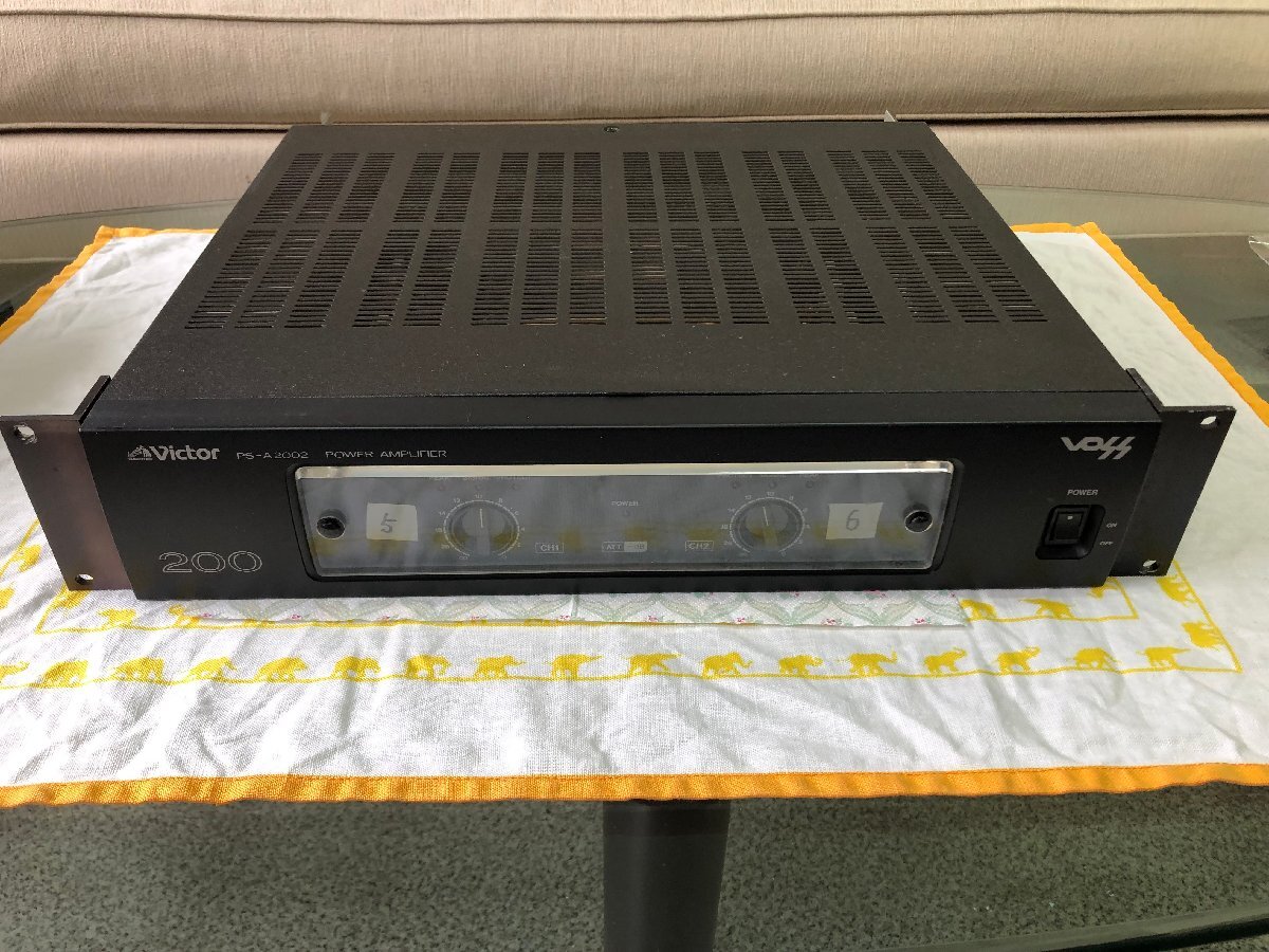 中古ビクター Victor 2チャンネルパワーアンプ PS-A2002 Victor PS