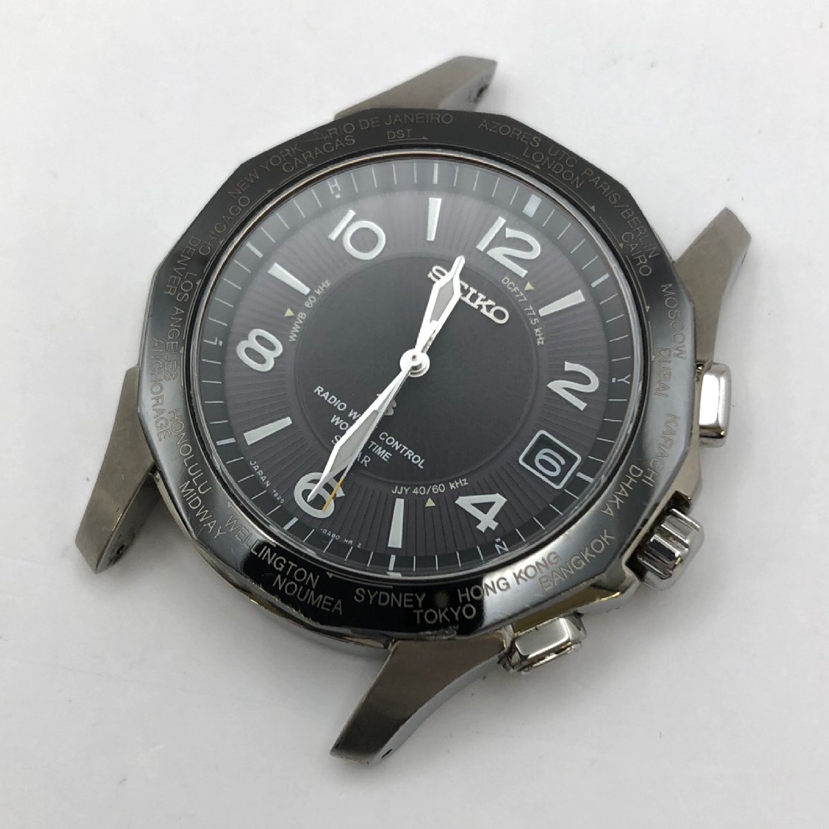 ✨SEIKO✨セイコー✨7B25-0AA0✨デイト✨ブラック文字盤✨腕時計✨ 1円～/SEIKO/セイコー/ブライツ/7B25-0AA0/3針/デイト/黒文字盤/チタン