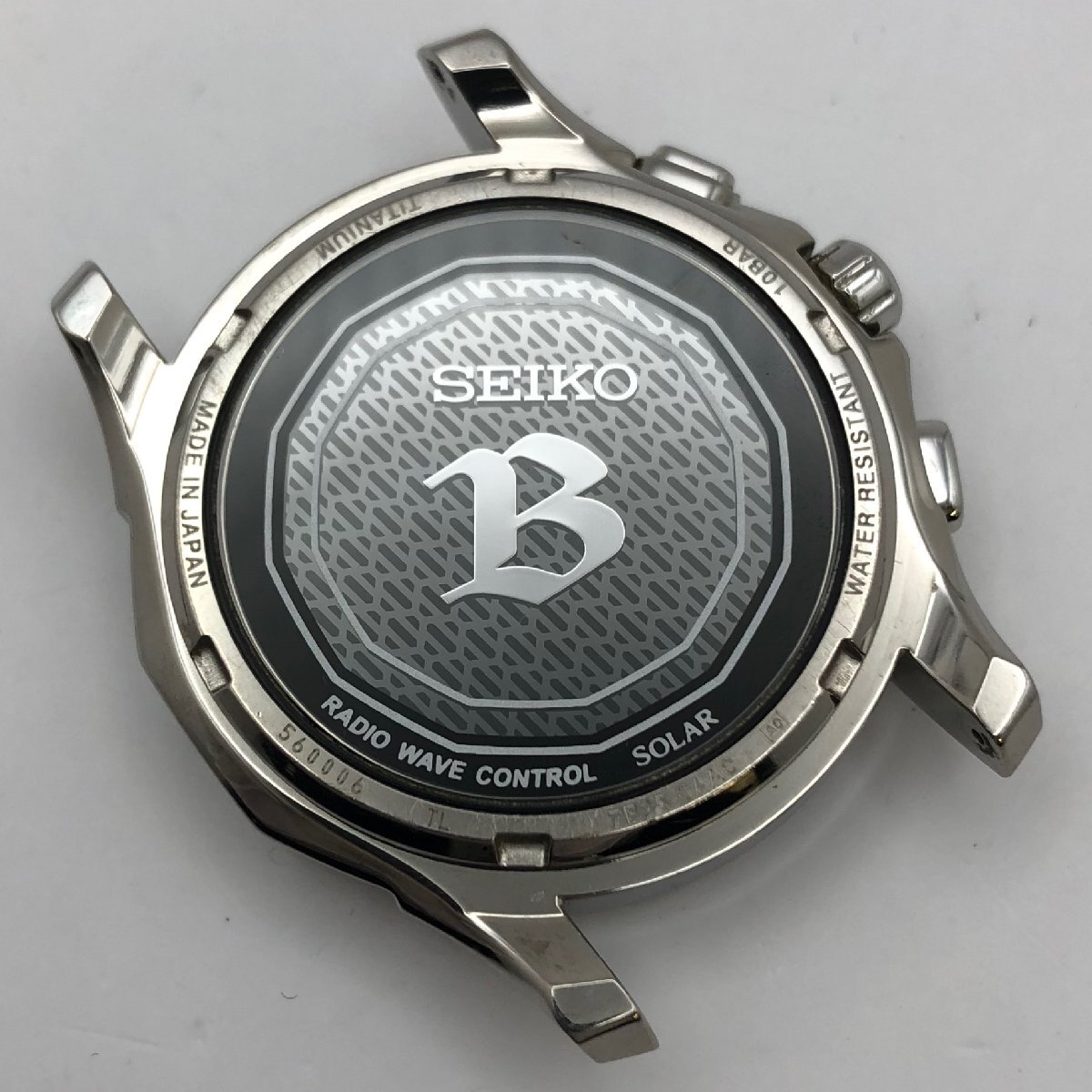 1円～/SEIKO/セイコー/ブライツ/7B25-0AA0/3針/デイト/黒文字盤/チタン