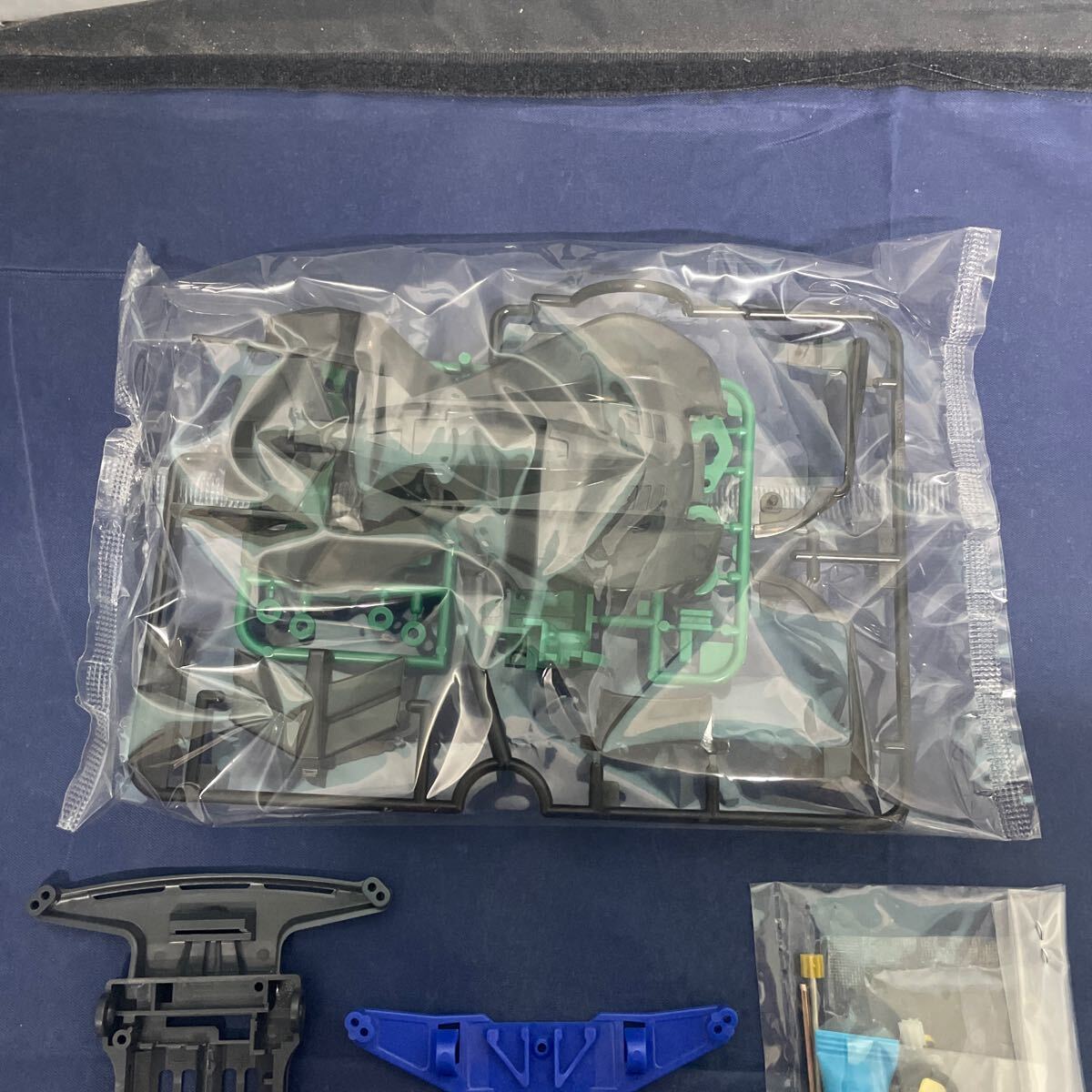 874☆ 未組立 タミヤ 1/32 ビックスパイダー・ゼブラ フルカウルミニ四駆シリーズNo.22 TAMIYA_3