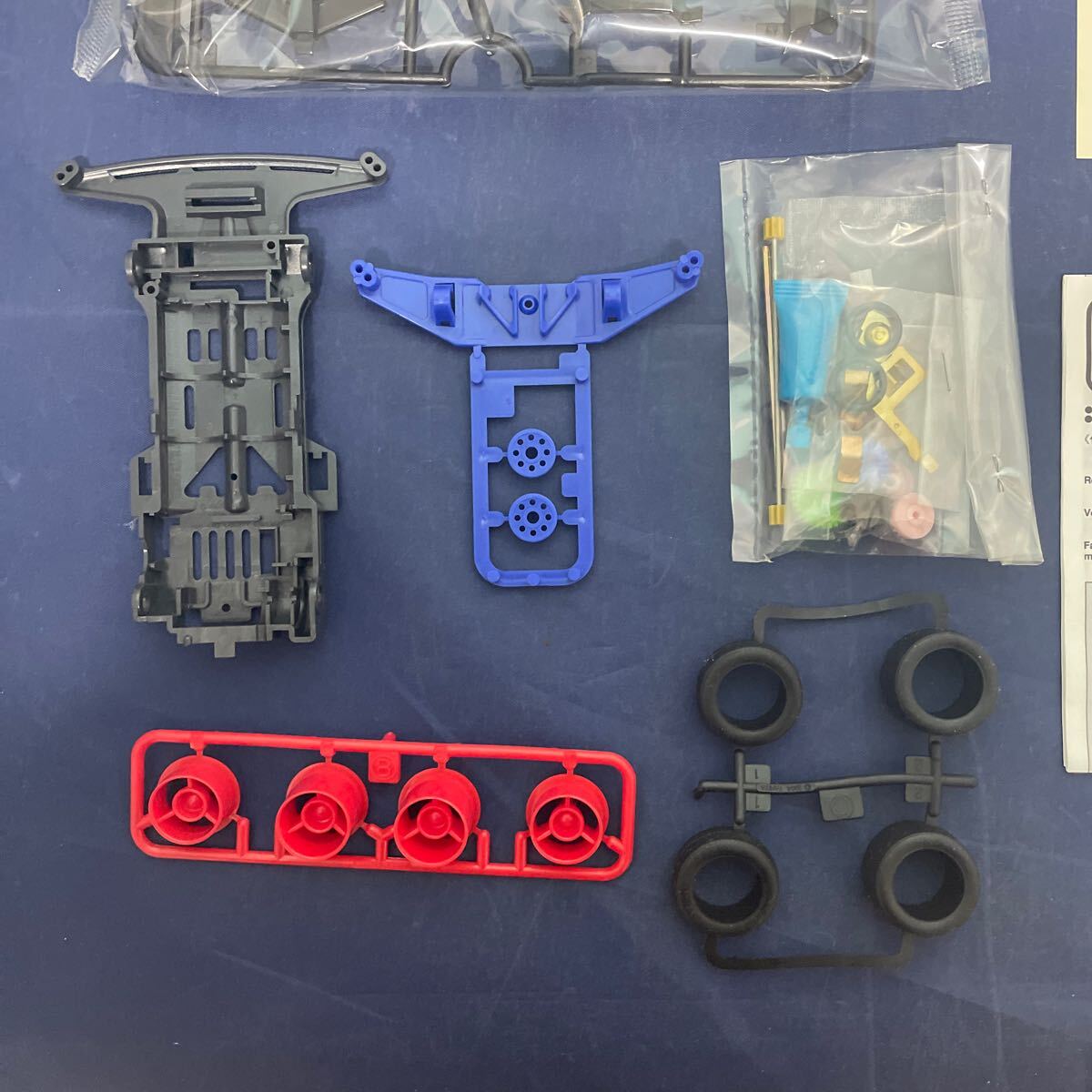 874☆ 未組立 タミヤ 1/32 ビックスパイダー・ゼブラ フルカウルミニ四駆シリーズNo.22 TAMIYA_4