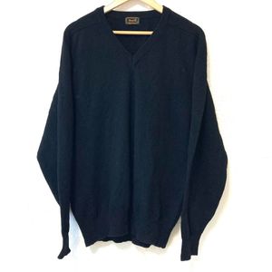 ヴィンテージ◎ 上質！【Botany’500】ボタニー ウール100% Vネック ニット セーター 長