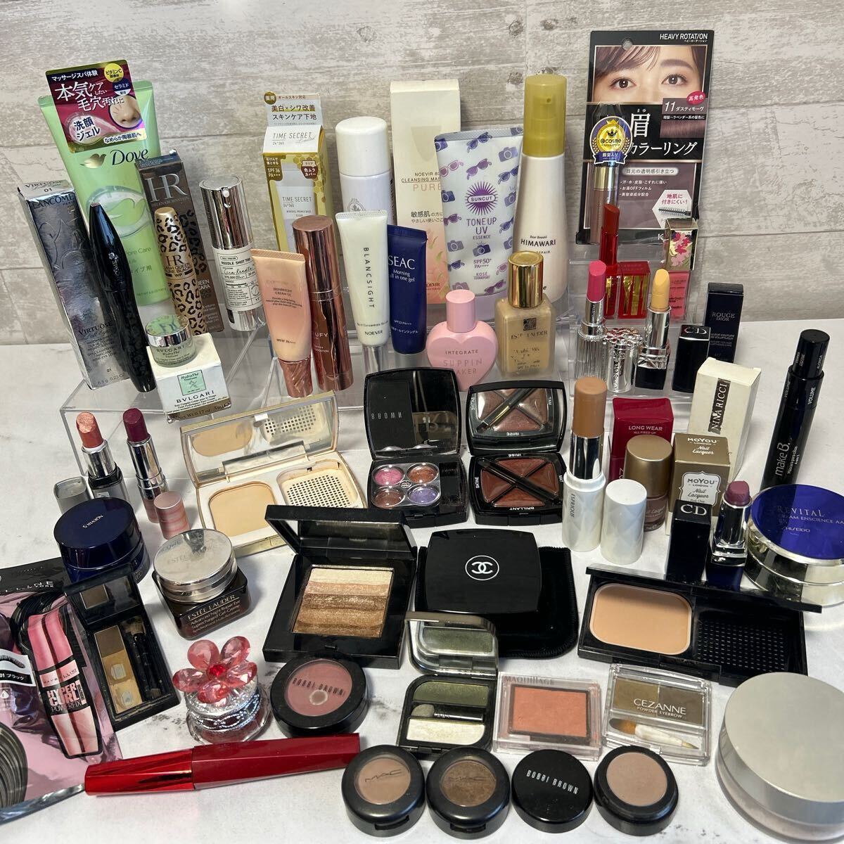 ディオール　マック　DIOR MAC シャネル　CHANEL化粧品　まとめ売り 1スタ コスメまとめ化粧品セットDIOR CHANEL MAC デパコス シャネル