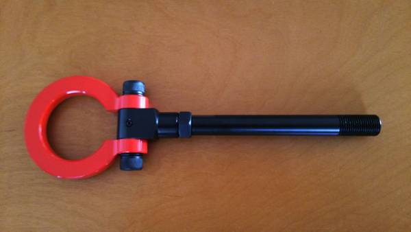 1台限定特価！牽引フック F360 F430 テスタロッサ モデナ FERRARI フェラーリ　赤スチール_1