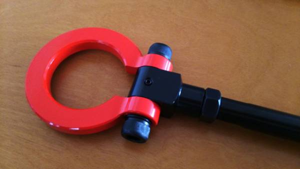 1台限定特価！牽引フック F360 F430 テスタロッサ モデナ FERRARI フェラーリ　赤スチール_2