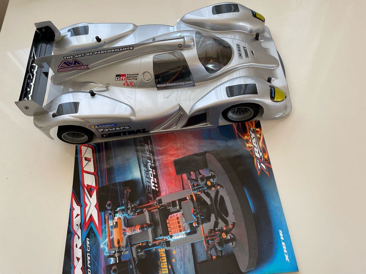 1/10 Xray X10 シャーシ ボディ、メタルサーボ付き_1