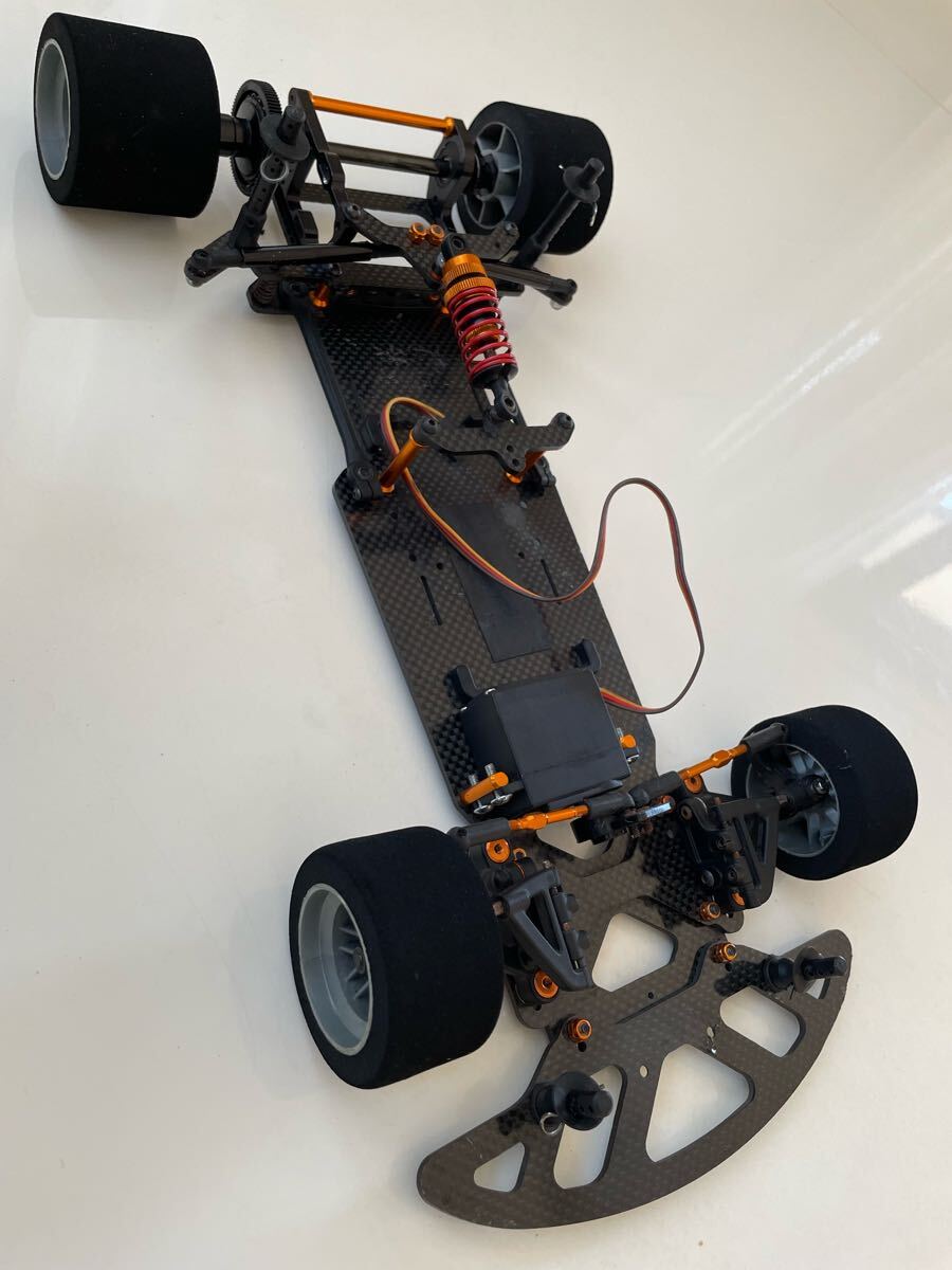 1/10 Xray X10 シャーシ ボディ、メタルサーボ付き_5