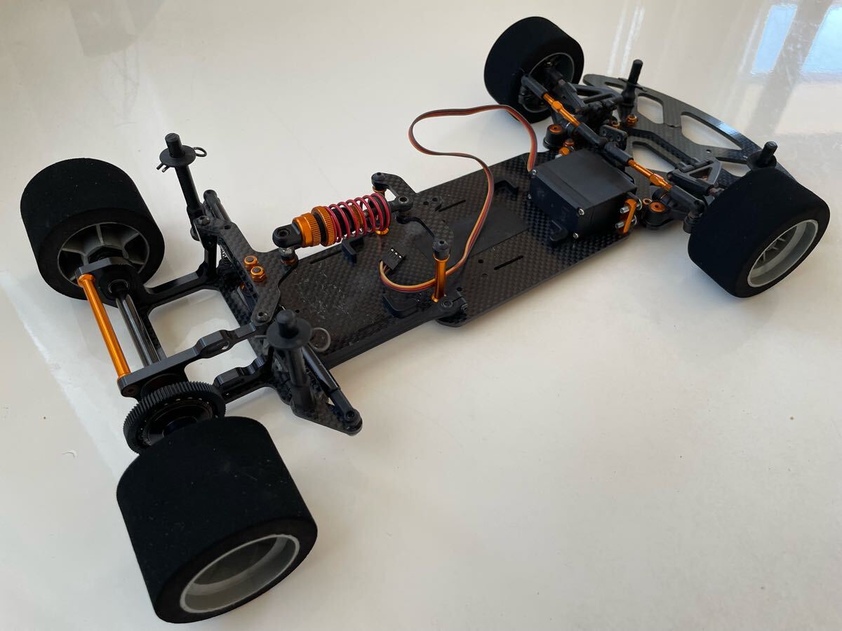 1/10 Xray X10 シャーシ ボディ、メタルサーボ付き_6