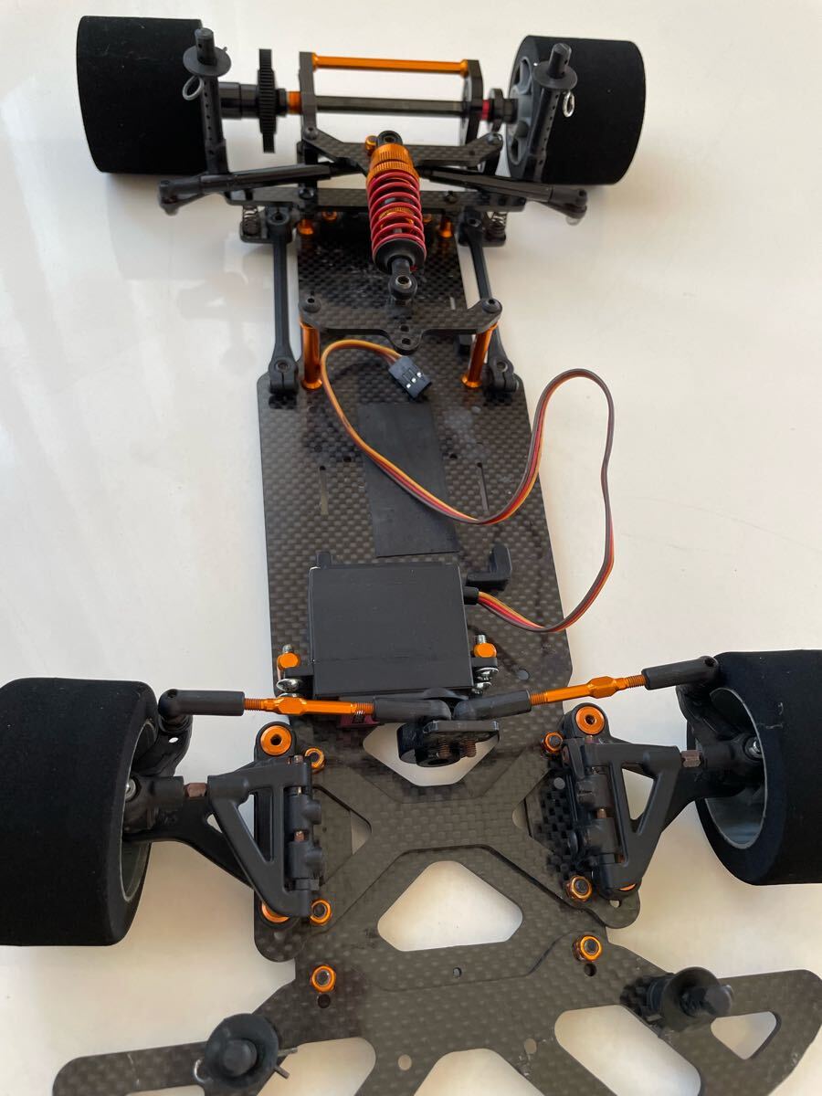 1/10 Xray X10 シャーシ ボディ、メタルサーボ付き_7