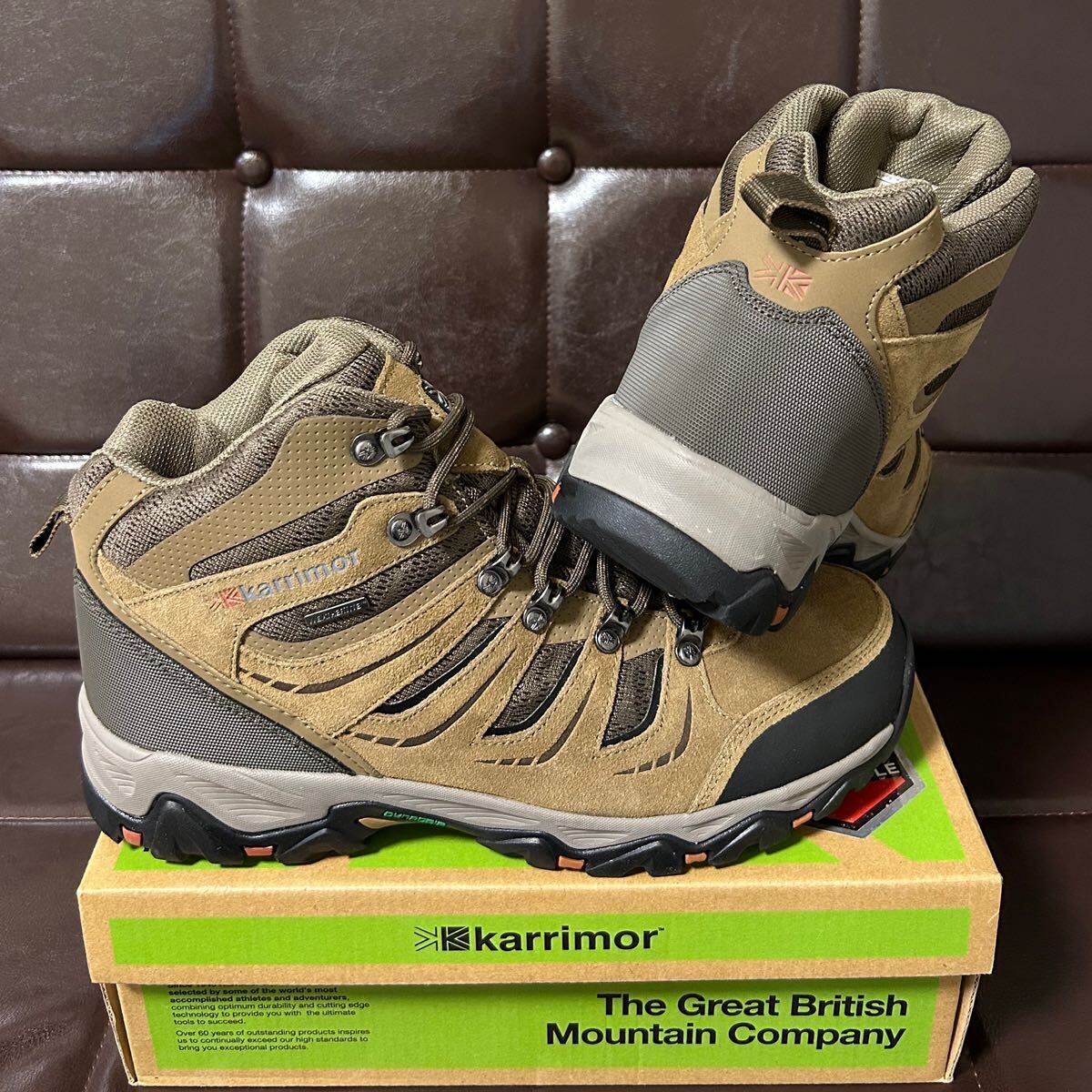 新品！KarrimorカリマーMount Mid9weathertite本革防水トレッキングシューズ27cmトープweathertite防水DYNAGRIPソール_3