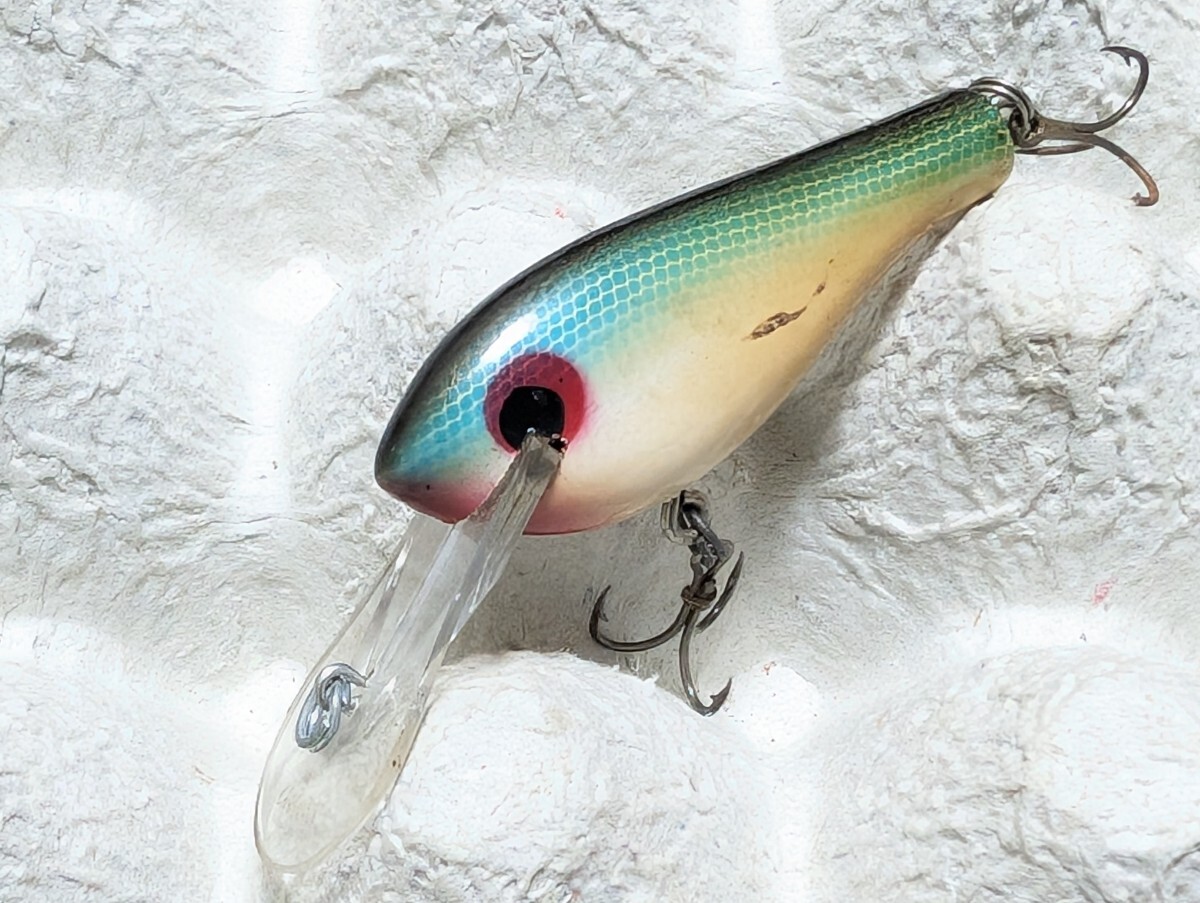 ポー・リック=クランデザイン・カベラス(Cabela's)特注品・旧型薄ボディー【ＲＣ−１】セダーウッド製・ラウンドリップ・シャッド_1