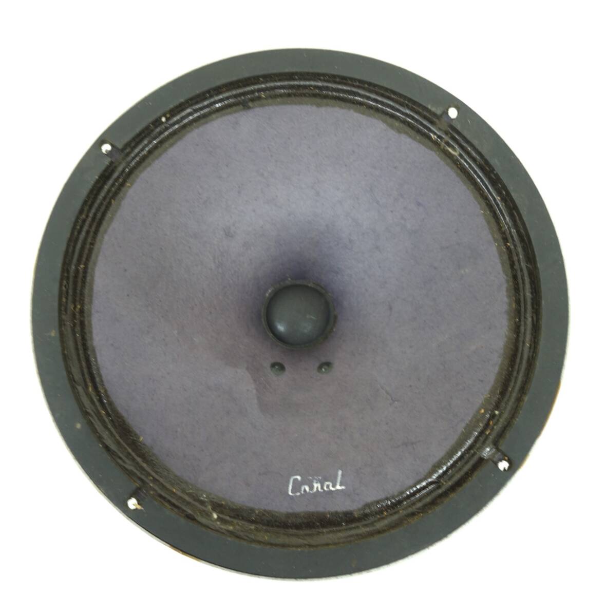 レトロコレクション　昭和レトロ　当時物＊マグネティックスピーカー 　 二点セット＊Coral コーラル D810 ＊National ナショナル 6P-53 _2