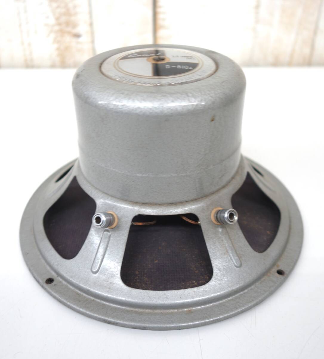 レトロコレクション　昭和レトロ　当時物＊マグネティックスピーカー 　 二点セット＊Coral コーラル D810 ＊National ナショナル 6P-53 _3