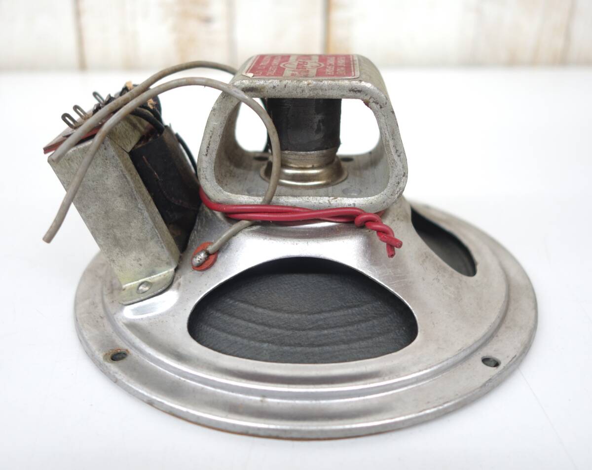 レトロコレクション　昭和レトロ　当時物＊マグネティックスピーカー 　 二点セット＊Coral コーラル D810 ＊National ナショナル 6P-53 _9