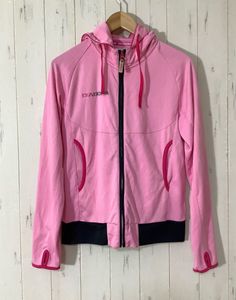 へ1527 DIADORA ディアドラ ジャージパーカー L ピンク レディース