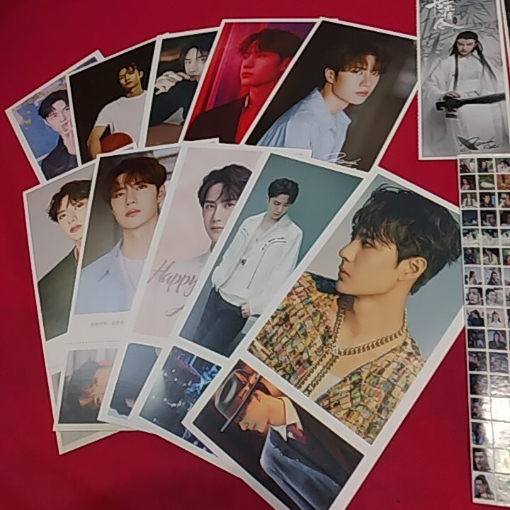 『陳情令』や『風起洛陽』等でお馴染みの中国俳優『王一博ワンイーボ』さんのポストカード・栞等のセット※発送は週1（主に火曜日）です。_2