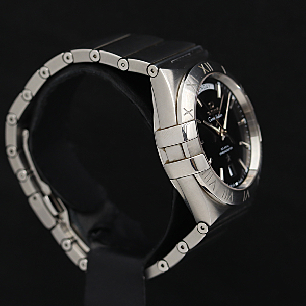 1円 オメガ コンステレーション コーアクシャル8602 黒文字盤 デイデイト AT/自動巻 メンズ腕時計 NSY 3872710 2DIT_2