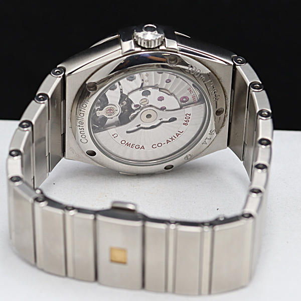 1円 オメガ コンステレーション コーアクシャル8602 黒文字盤 デイデイト AT/自動巻 メンズ腕時計 NSY 3872710 2DIT_4