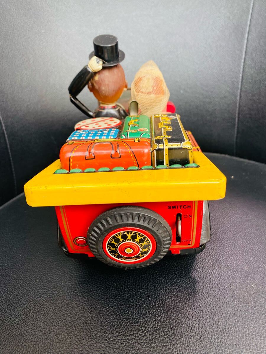 当時物 27cm ブリキ HONEYMOON CAR _4