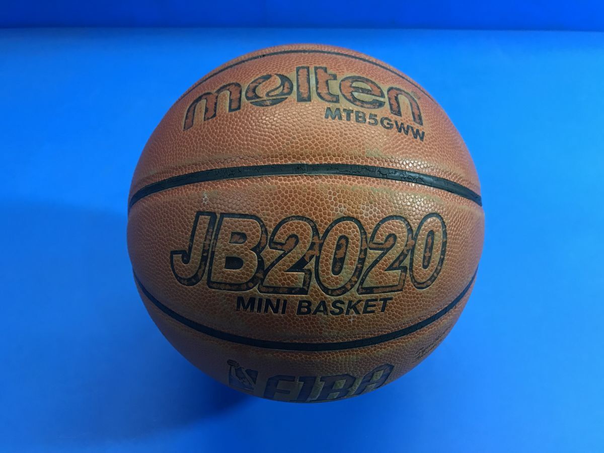 2【 モルテン / molten 】ミニバスケット用ボール【 MTB5GWW 】JABBA 
