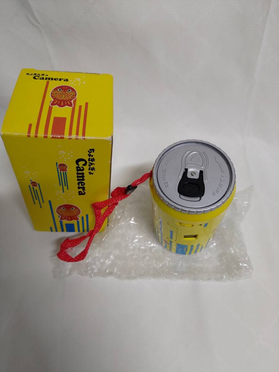 ちょきんぎょ カメラ ジュース缶 昭和レトロ ちょきんぎょカメラ 缶ジュース型 未使用ですが動作不明の