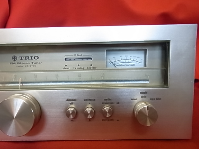 TRIO KT-9700 FM Stereo Tuner(FM ステレオチューナー）通電確認済_6