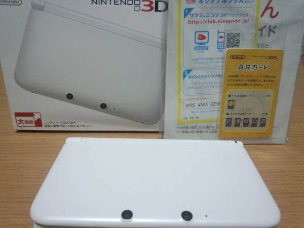 ３DS　LL　ホワイト本体＋充電器set★中古美品★_1